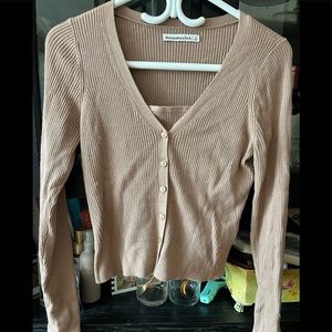 Cardigan and matching tank